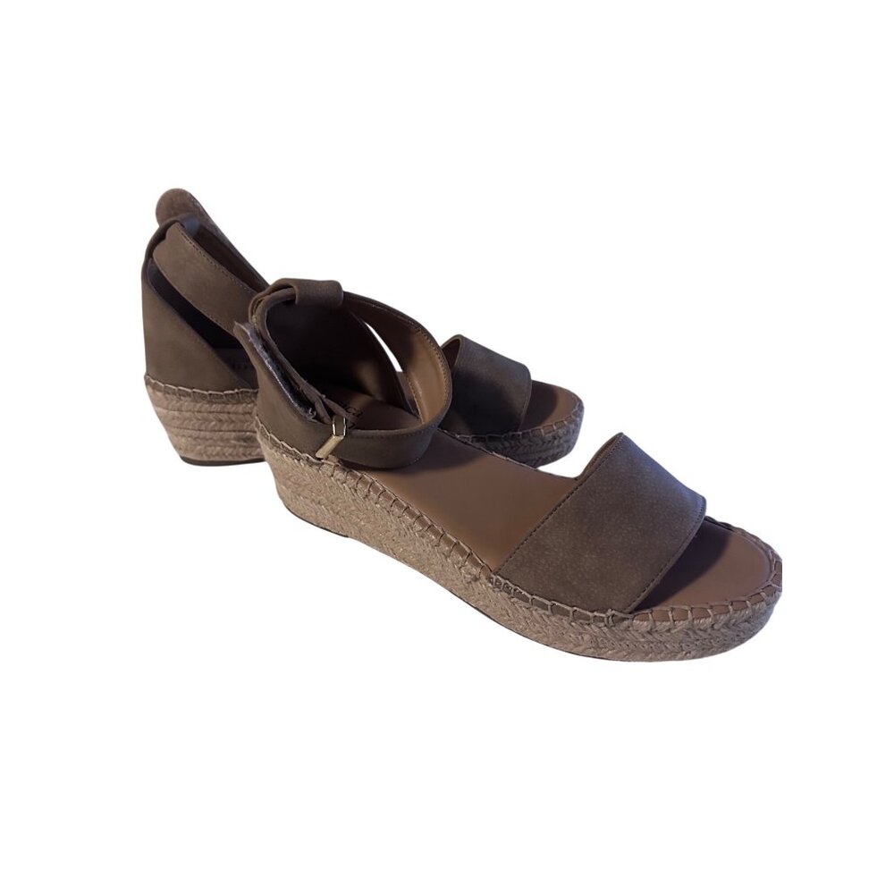 Jessica Cline tan espadrille sandals size 8.5 M
